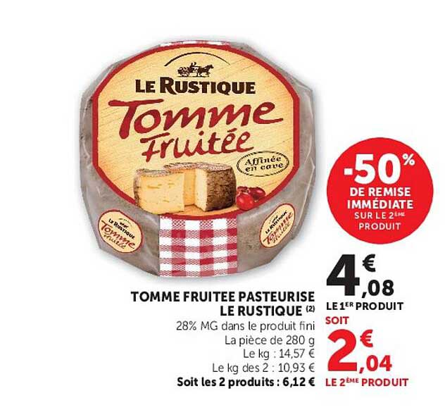 TOMME FRUITEE PASTEURISEE LE RUSTIQUE (2)
