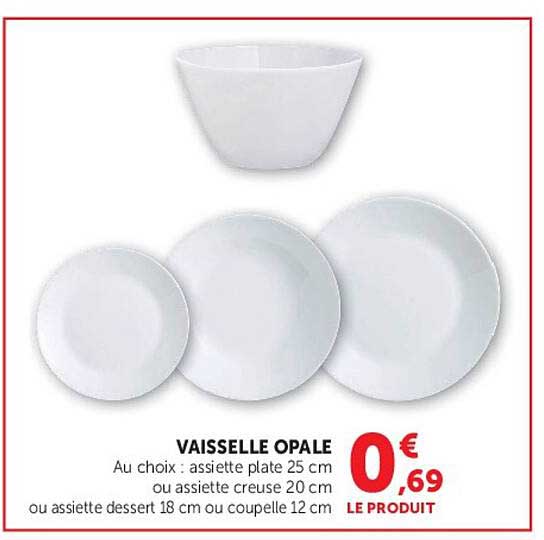 VAISSELLE OPALE