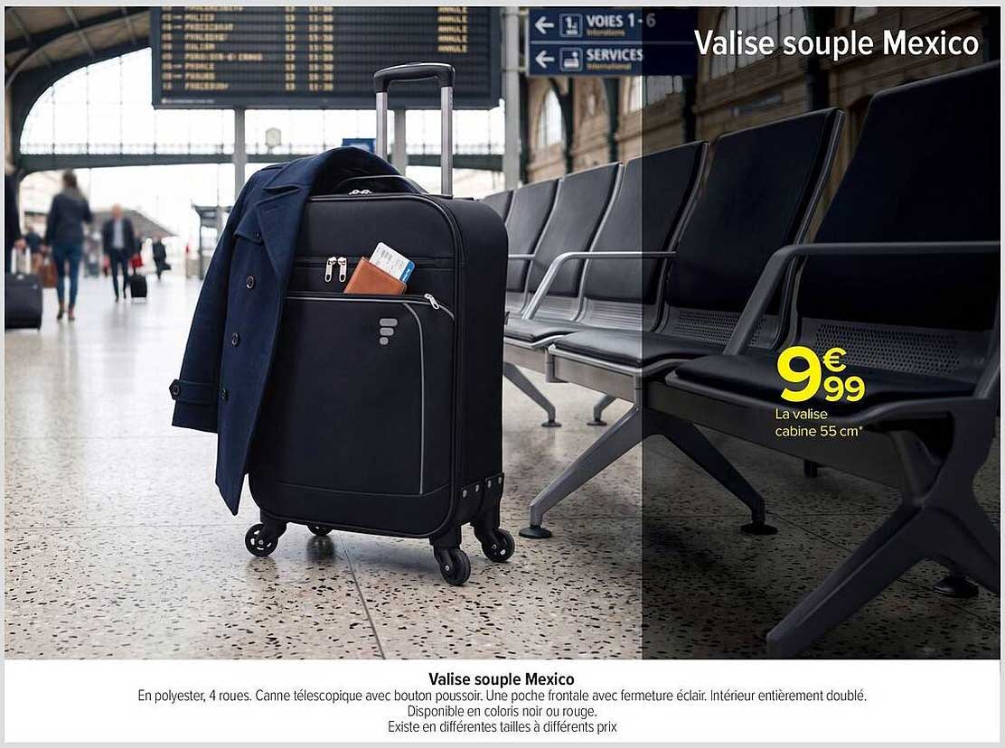 Valise souple Mexico