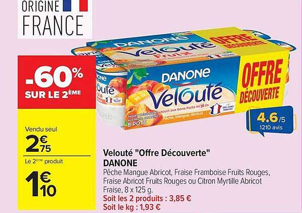 Velouté “Offre Découverte” DANONE