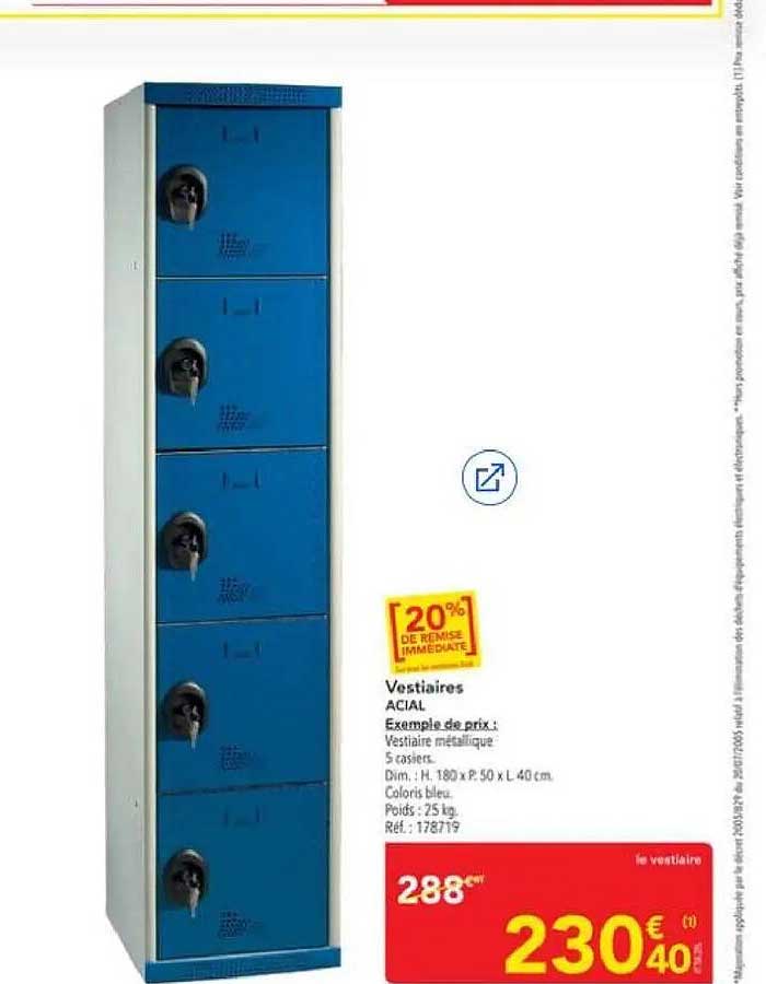 Vestiaires ACIAL
