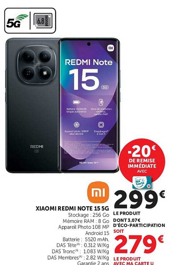 XIAOMI REDMI NOTE 15 5G