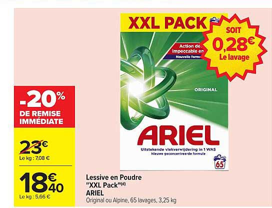 XXL PACK ARIEL