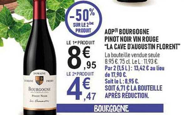 -50% SUR LE 2e PRODUIT