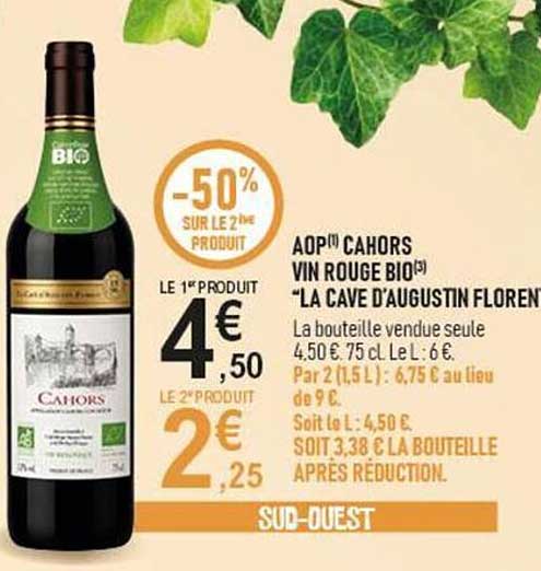 -50% SUR LE 2ÈME PRODUIT
