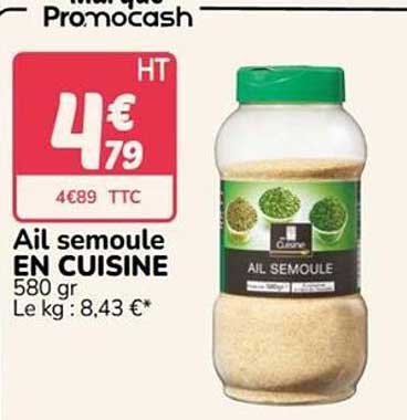 Ail semoule EN CUISINE 580 gr