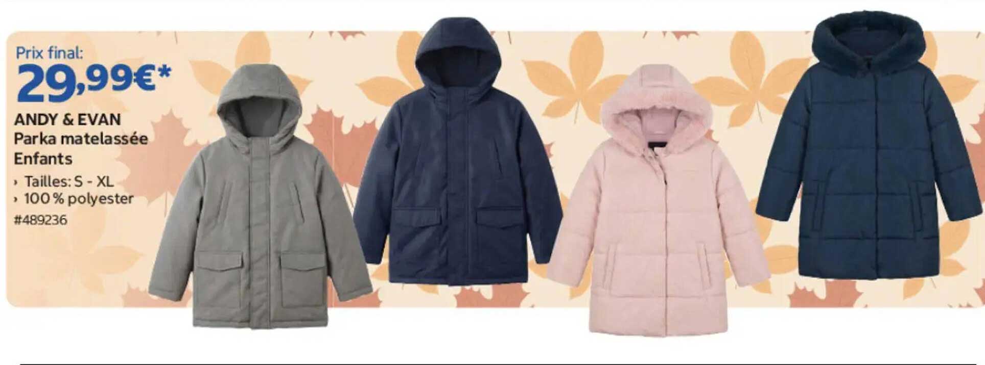 ANDY & EVAN Parka matelassée Enfants