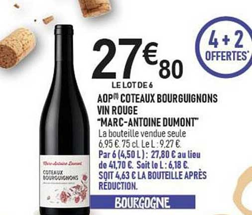 AOP Côteaux Bourguignons vin rouge "Marc-Antoine Dumont"