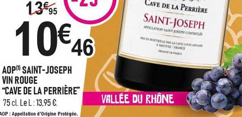 AOP SAINT-JOSEPH VIN ROUGE “CAVE DE LA PERRIÈRE”