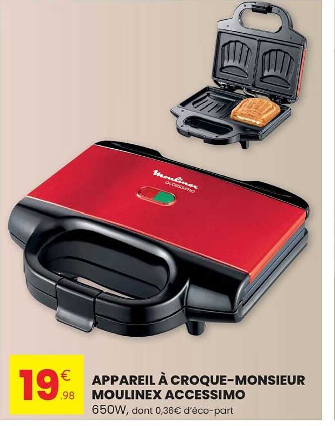 APPAREIL À CROQUE-MONSIEUR MOULINEX ACCESSIMO