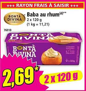 Baba au rhum d(**)