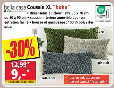 bella casa Coussin XL “boho”