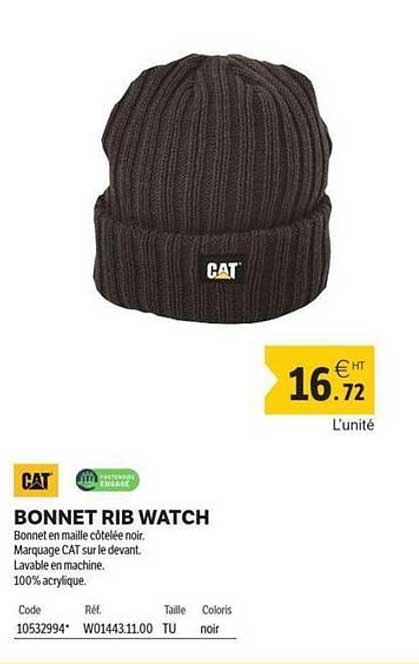 BONNET RIB WATCH