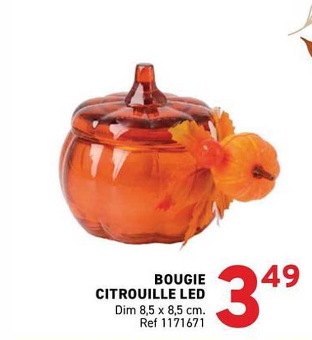 BOUGIE CITROUILLE LED