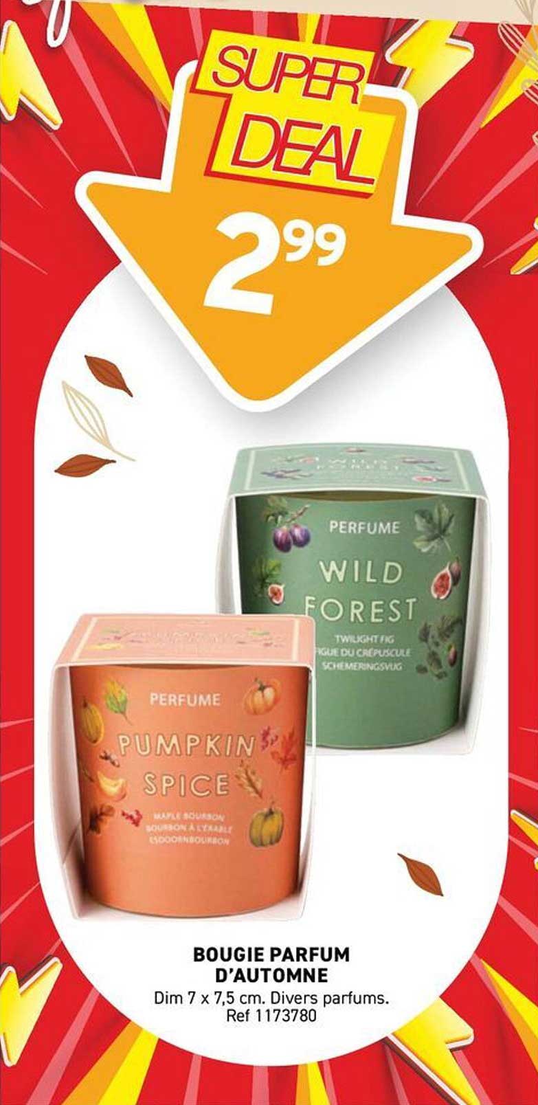 BOUGIE PARFUM D'AUTOMNE