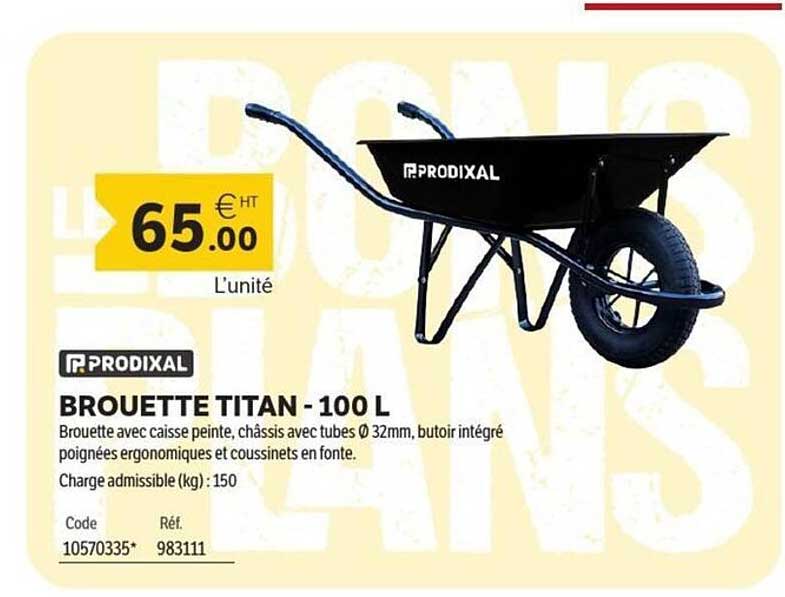 BROUETTE TITAN - 100 L