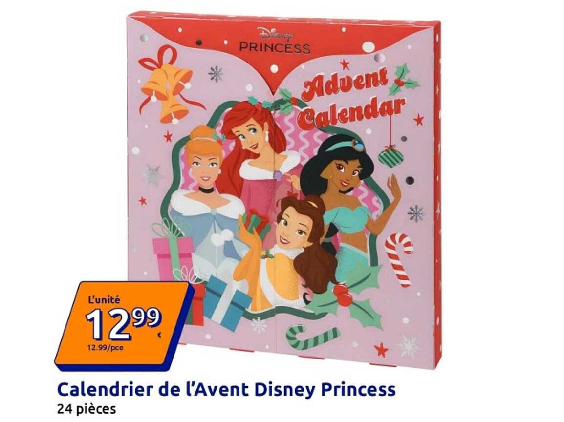 Calendrier de l’Avent Disney Princess