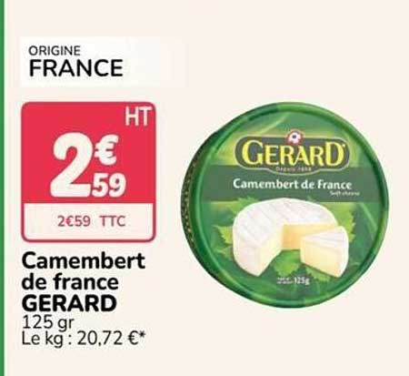 Camembert de france GERARD