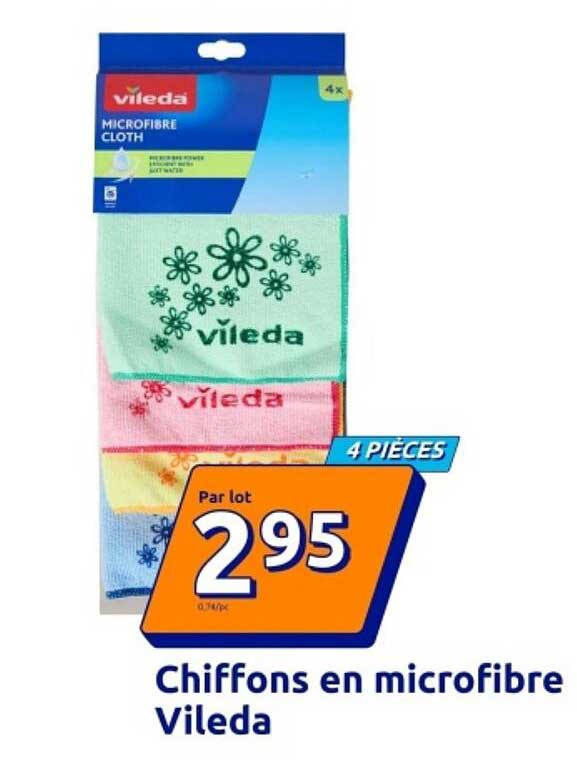 Chiffons en microfibre Vileda
