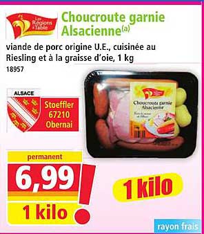 Choucroute garnie Alsacienne