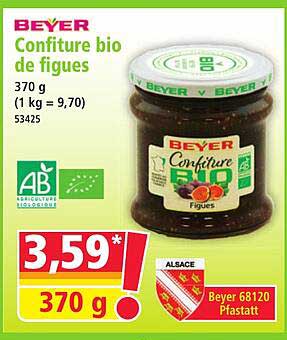 Confiture bio de figues