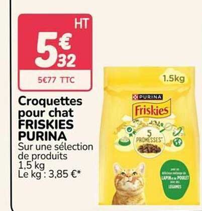 Croquettes pour chat FRISKIES PURINA