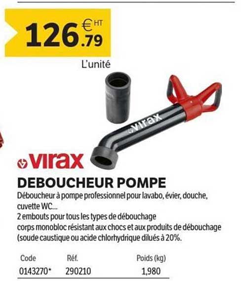 DEBOUCHEUR POMPE