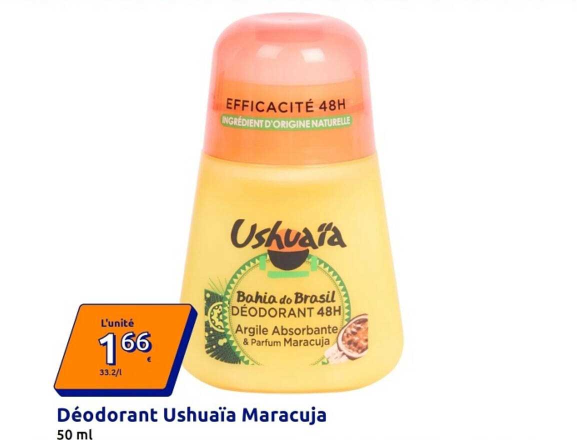 Déodorant Ushuaïa Maracuja 50 ml