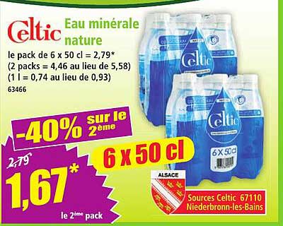 Eau minérale nature