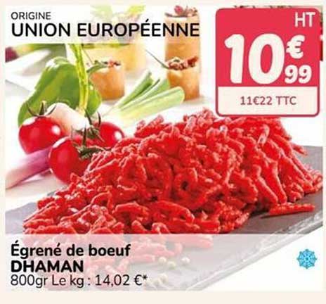 Égréné de boeuf DHAMAN