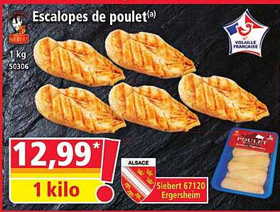 Escalopes de poulet(a)
