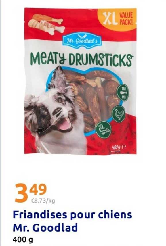 Friandises pour chiens Mr. Goodlad 400 g