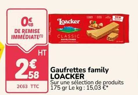 Gaufrettes family LOACKER