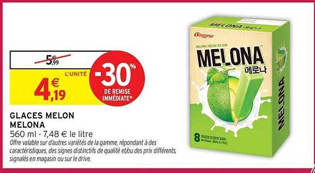 GLACES MELON MELONA