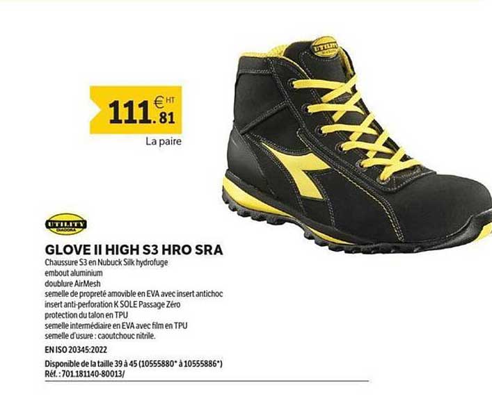 GLOVE II HIGH S3 HRO SRA