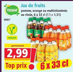 Jus de fruits