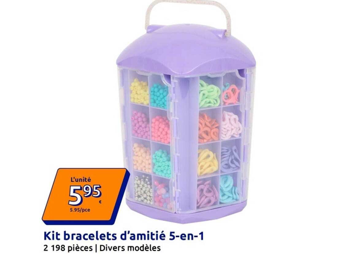 Kit bracelets d’amitié 5-en-1