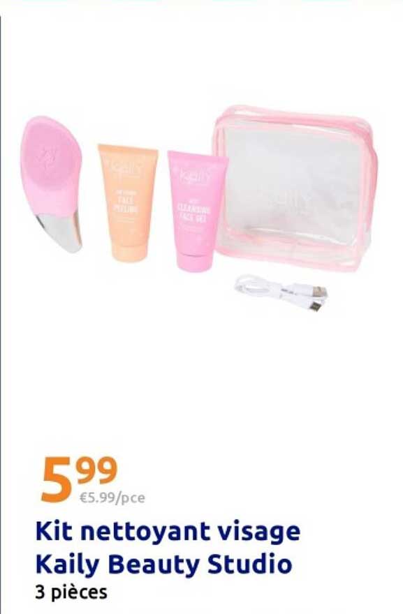 Kit nettoyant visage Kaily Beauty Studio