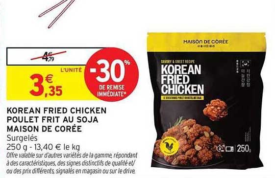 KOREAN FRIED CHICKEN POULET FRIT AU SOJA MAISON DE CORÉE