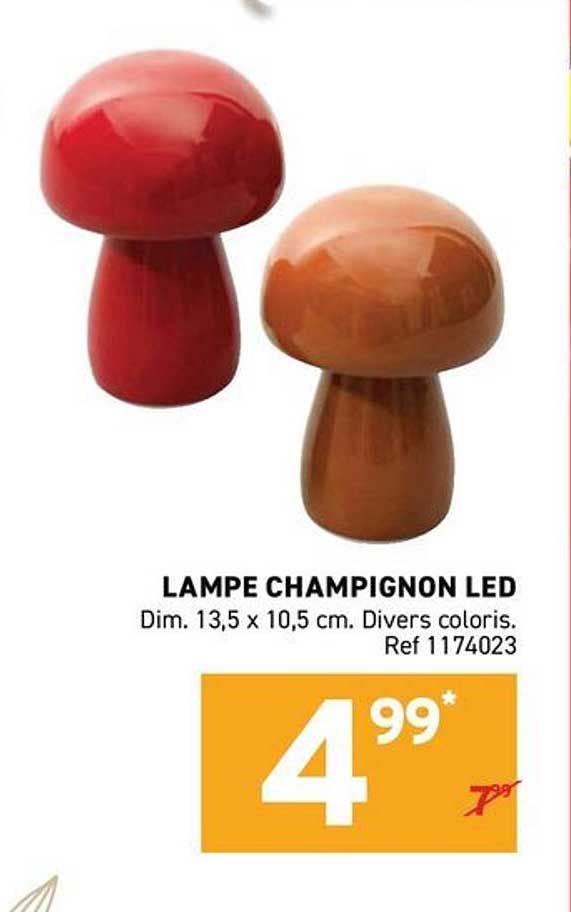 LAMPE CHAMPIGNON LED