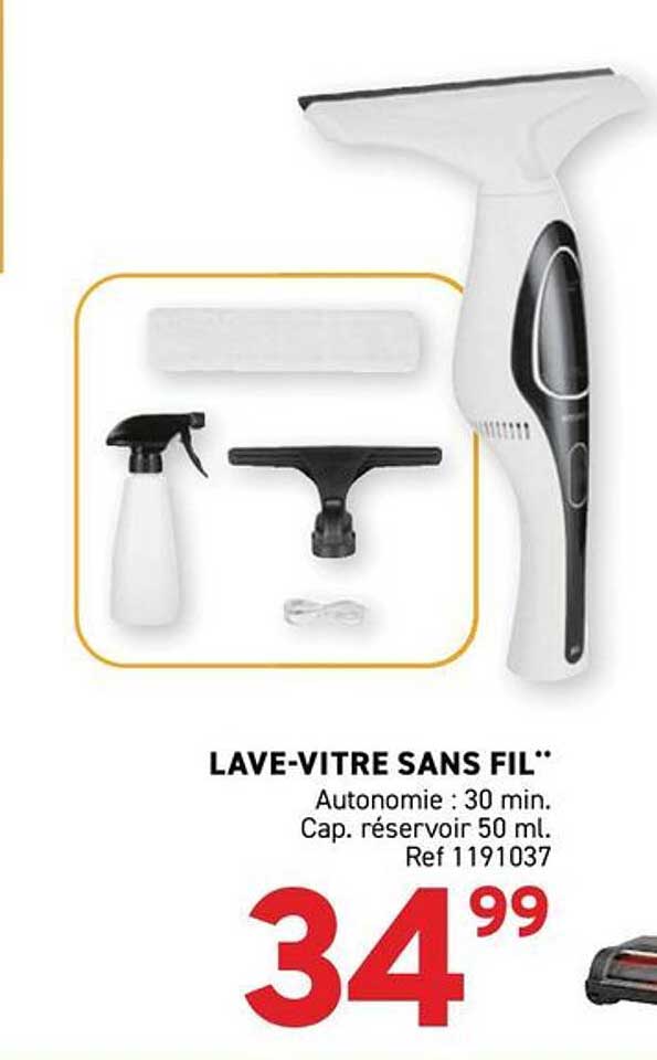 LAVE-VITRE SANS FIL**