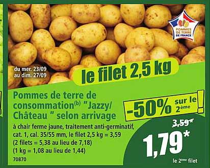 le filet 2,5 kg