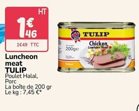 Luncheon meat TULIP