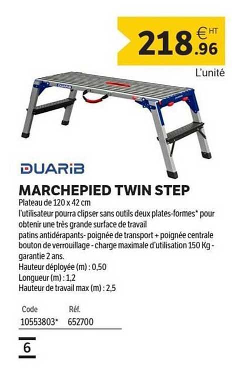 MARCHEPIED TWIN STEP