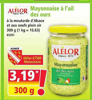 Mayonnaise à l’ail des ours