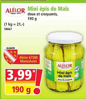 Mini épis de Maïs