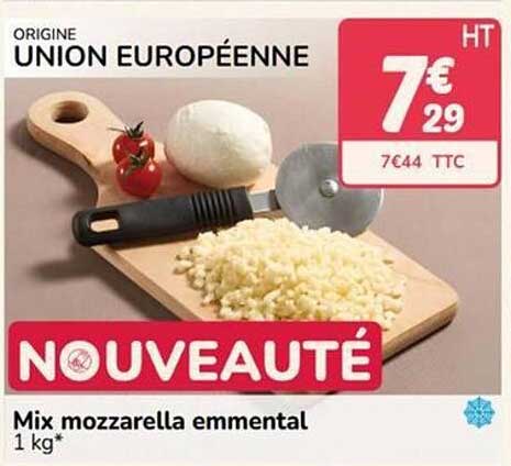 Mix mozzarella emmental 1 kg*