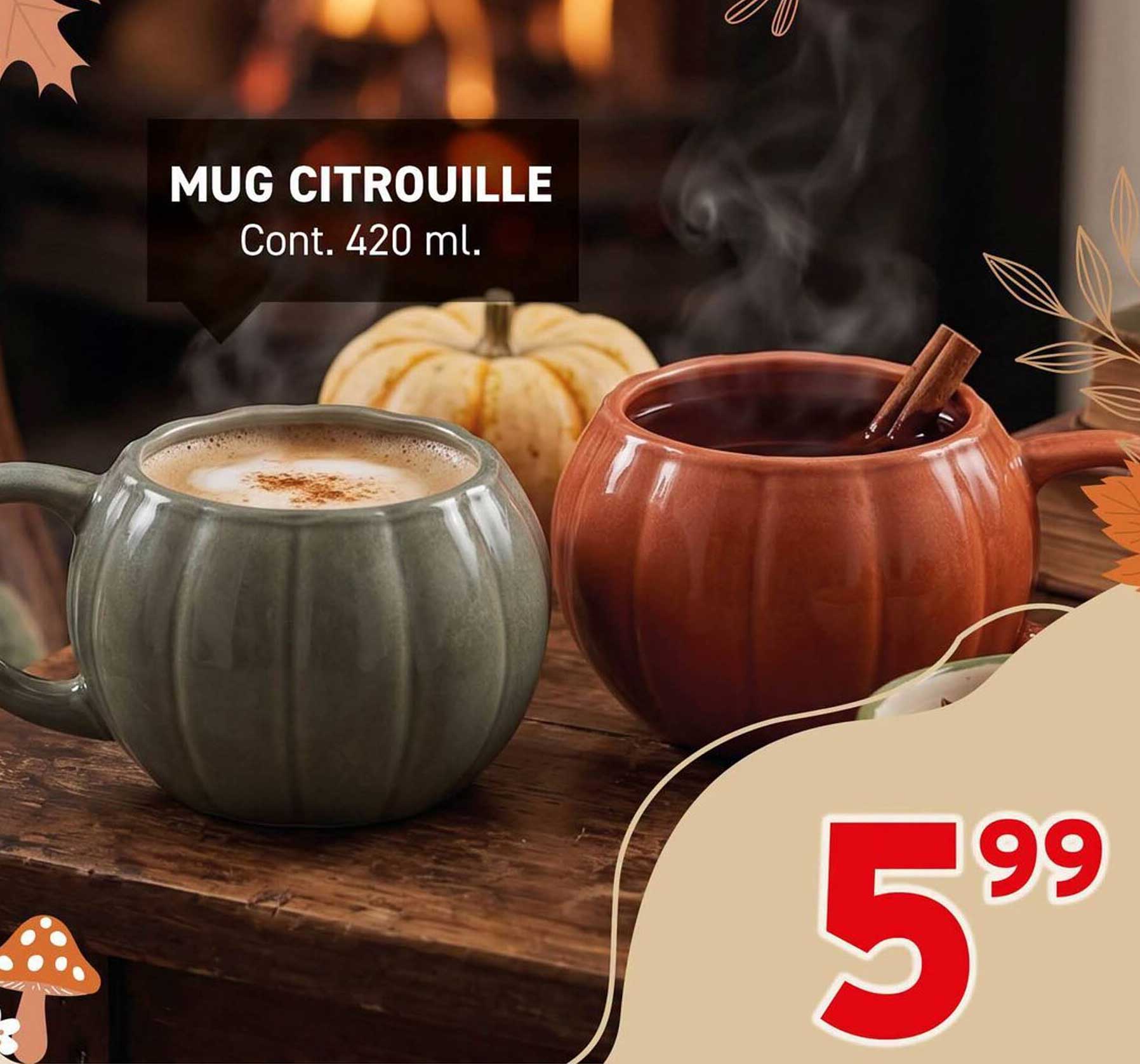 MUG CITROUILLE