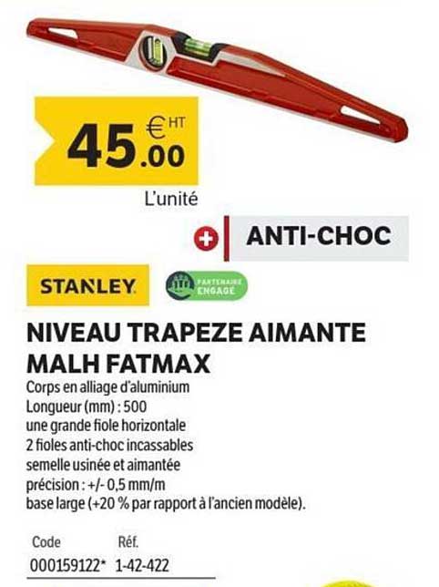 NIVEAU TRAPEZE AIMANTE MALH FATMAX