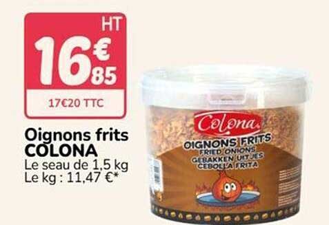 Oignons frits COLONA